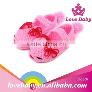 Kids Hand Made Crochet Shoes Baby Crochet Wool Shoes LBE4092742 thumbnail-6