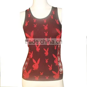 High Quality Women Camisole With Transparent Fabric thumbnail-1