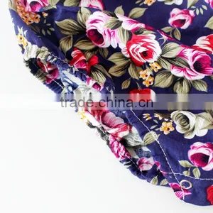 ShiJ Baby Bodysuit Cotton Floral Print Toddler Girls Set thumbnail-3