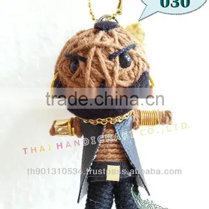 Handmade Keychains Keyrings Voodoo Doll String Accessories Bag Gifts thumbnail-1