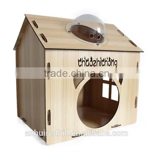 R1907H Natural Wooden Pet House Pet Play House Lovely Pet House thumbnail-3