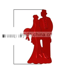 PVC Confetti Party Decoration Wedding Bride and Groom At Random thumbnail-2