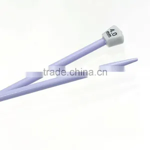 Stainless Steal Knitting Needles Silver Tone 35cm Long, Thickness: 3mm thumbnail-2
