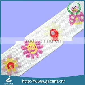 OEM Polyester Flexible Jaquard Logo Woven Elastic Band thumbnail-6
