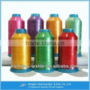 High Quality 100% Polyester Thread For Embroidery thumbnail-1