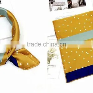 Customized Design Printed Promotional Silk Scarf thumbnail-2