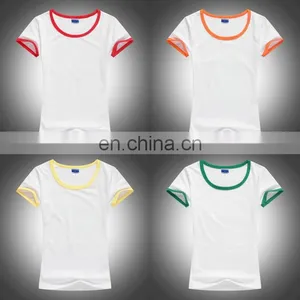 Plain Round Neck T-shirt,women T-shirt Blank,girls T-shirt thumbnail-1
