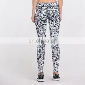 Fitness Black Girls 90% Polyester 10% Spandex Yoga Pants Wholesale thumbnail-1