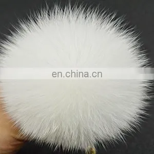 2016 Fashion Genuine Fox Fur Hat Accessory Pom Poms Wholesale Fur Ponpon thumbnail-3