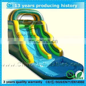 2014 Best Selling Inflatable Water Slide With Pool, Nice Infaltable Water Slide With Pool for Sale thumbnail-1