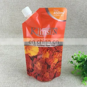 China Factory Wholesale Customized Novelly Retort Stand up Pouch With Spout For Wine/Juice Packaging thumbnail-1