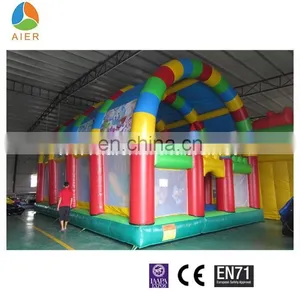 Colorful Playground,inflatable Bouncy Fun City,giant Jumping House thumbnail-1