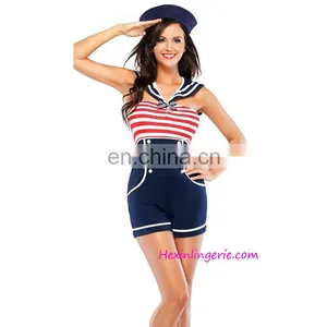Wholesale Custom Sexy Wonder Women Stripe Sailor Moon Costume thumbnail-1