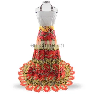 African Printed Wax Embroidered Lace Latest Design Wax Lace Fabric With Stones S170721001 thumbnail-3