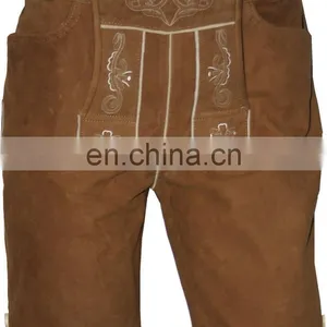 Trachtenpant for Men Short Length Dress Pants With Suspenders (Oktoberfest Clothing) thumbnail-1