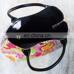 Indian Kantha Luxury Designer 100% Cotton Women Bags thumbnail-3