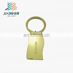 Promotional Flag Shaped Custom Gold Plating Keychain thumbnail-3