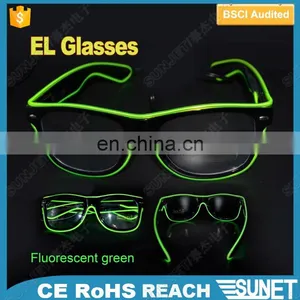 2017 Custom Printed Wedding Decoration Led Glowing Disco Party Glasses thumbnail-3