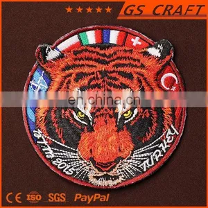 Eagle Embroidery Woven Patch Custom Logo and Size Available thumbnail-4