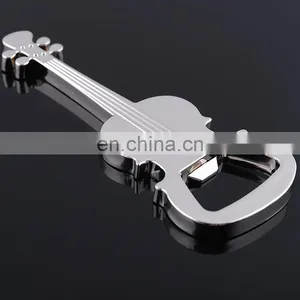 Custom Logo Guitar Silver Metal Bar Tool Beer Bottle Soda Cap Opener thumbnail-3