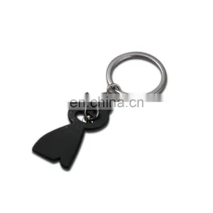 Custom Great Quality Cute Black Cat Animal Shaped Keychain thumbnail-3