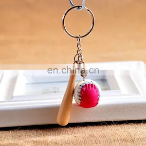 Custom Key Holder Ball Baseball Key Chain Keyring 3d Mini Baseball Keychain for Sport Professional Gifts thumbnail-3