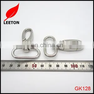 Factory Supply 30mm Shiny Silver Strong Snap Hook for Handbag thumbnail-2