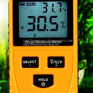 LM163 Handheld Digital Inductive Wood Moisture Meter thumbnail-1
