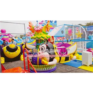 Zhongshan Rotating Kids Rides Mini Honey Bee for Sale 8 Seat Honey Bee, Can Control, up and Down Rotate, Kiddie Rieds thumbnail-4