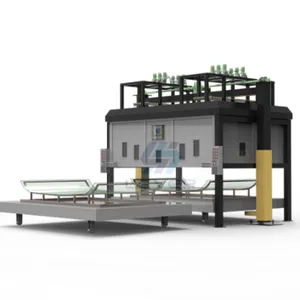 OEM Bus Windscreen Glass Thermal Bending Furnace for Glass Size 2100 x 3000mm thumbnail-1