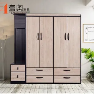 Full Aluminum Bedroom Furniture Combined Wardrobe thumbnail-1