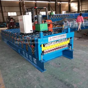 NEW Typ Double Layer Roof Automatic Tile Roll Making Forming Machine thumbnail-3