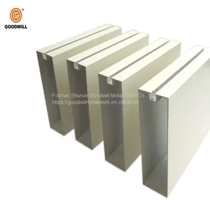 Fashionable Metal Ceiling Serie Aluminum Baffle Ceiling Cladding Design For Interior or Exterior Decoration thumbnail-2