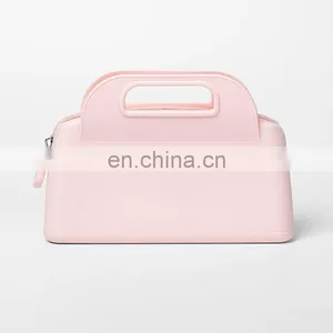 Women Tote Purse Handbag Multi Useful Silicone Cosmetic Pouch Ladies Clutch Wallet thumbnail-2