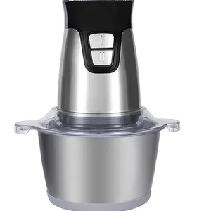 300W/500W Double Speed SUS304 Chopper Food Processing Machine Electrical Automatic Meat Grinder 2L thumbnail-1
