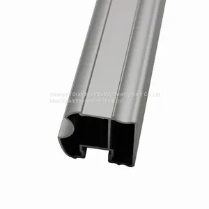 Wardrobe Sliding Door Track Profile Aluminium Stile Vertical Handle thumbnail-1