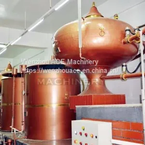 Ace Industial Traditional Cognac Pot Still for Brandy Red Copper Charente Distiller thumbnail-1
