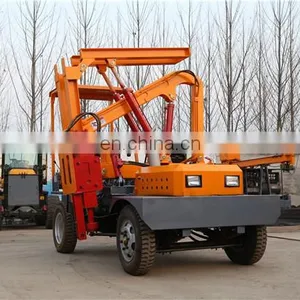 All-wheel-drive Pile Driving and Soil Drilling Machine for Concrete/ Soil Floor thumbnail-6