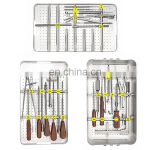 Orthopedic Surgical Instruments Spinal Anterior Thoracic & Thoracolumbar Plate System Instrument Set Spine Surgery Instrument thumbnail-3