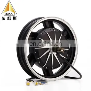 High Performance Custom Electric Hub Motor60/72V Single Shaft Hub Motor2000W 500W 12 Inch Hub Motor thumbnail-3