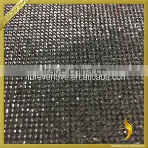Fancy Crystal Beads Wedding Table Decorations Hotfix Rhinestone Mesh FRM-205 Supplier's Choice thumbnail-3