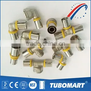 Hot Selling 120 Series Press Fitting Male Union Female Gas Fitting for Pex-al-pex Pipe thumbnail-1