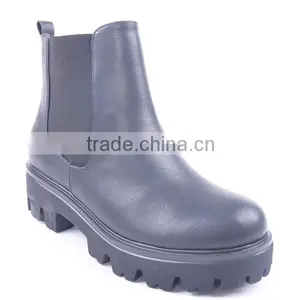 High Platform Elastic Band Workman Lightweight Security Safety Garden Zipper up Boots thumbnail-2