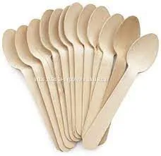 Wholesale Price Biodegradable FSC Certified Wooden Spoons Disposable Kitchen Wooden Cutlery thumbnail-1