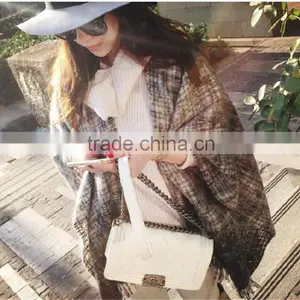 Women Fashion Sleeves Tassel Cloak thumbnail-2