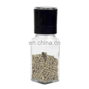 Transparent Glass Pepper Grinder Salt Shaker Bottle Mini Spice Grinder thumbnail-1