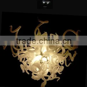 White Fresh Glass Chanderlier LED Pendant Lobby Lighting Fixture Quality Choice thumbnail-1