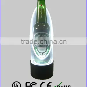 Stylish Acrylic Led Bottle Display Bottle Holder for Advertisement Nice Beer Display thumbnail-1