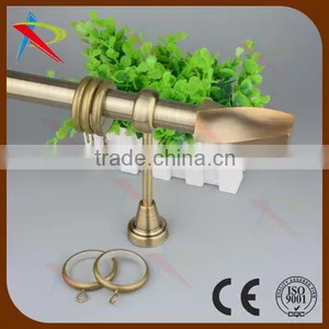 Antique Brass Curtain Rod Ends Finials European Style thumbnail-6