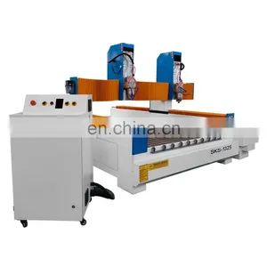 CNC Router Stone Working Machine 1325 CNC Stone Carving Router Machinery Headstone Engraver With Double Heads thumbnail-5